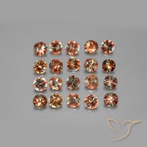 3.37 ctw Multicolor Andalusite Stones, Natural Andalusite in Diamond-Cut Shape for Sale