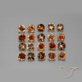 3.49 ctw Multicolor Andalusite Stones, Natural Andalusite in Diamond-Cut Shape for Sale