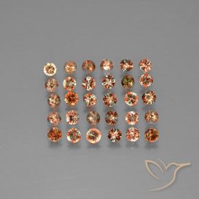 3.67 ctw Multicolor Andalusite Stones, Natural Andalusite in Diamond-Cut Shape for Sale