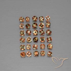 4.08ctw Natural Multicolor Andalusite, Round, VS