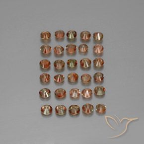 Andalusite Gemstones in 3.5 mm (calibrated) Size for Sale, Andalusite Stones in Multicolor Color