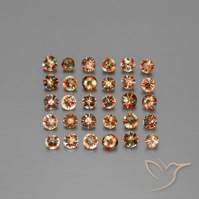 4.01 ctw Multicolor Andalusite Stones, Natural Andalusite in Diamond-Cut Shape for Sale