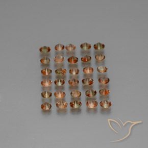 Andalusite Gemstones in 3.3 mm Size for Sale, Andalusite Stones in Multicolor Color