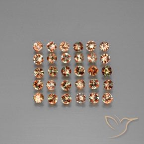 3.70 ctw Multicolor Andalusite Stones, Natural Andalusite in Diamond-Cut Shape for Sale