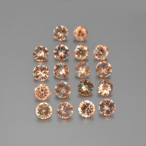 2.95 ctw Multicolor Andalusite Gemstones, Andalusite Gems in Diamond-Cut Shape for Sale.