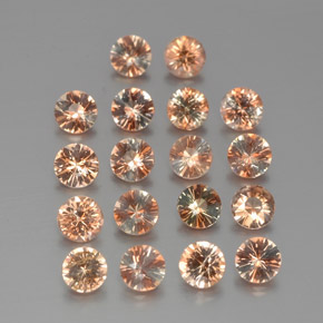 2.95 ctw Multicolor Andalusite Stones, Natural Andalusite in Diamond-Cut Shape for Sale