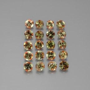 2.47 ctw Multicolor Andalusite Stones, Natural Andalusite in Diamond-Cut Shape for Sale