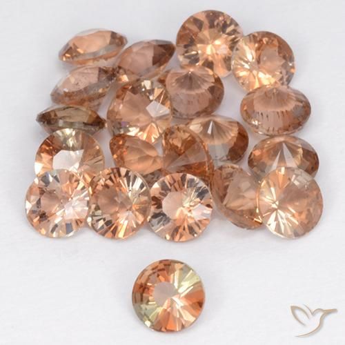 3.11 ctw Multicolor Andalusite Stones, Natural Andalusite in Diamond-Cut Shape for Sale