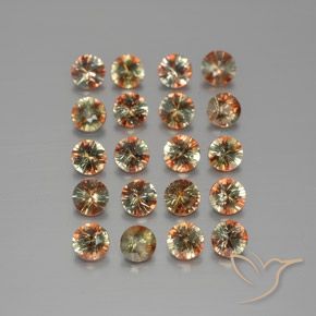 3.45ctw Natural Multicolor Andalusite, Round, VS