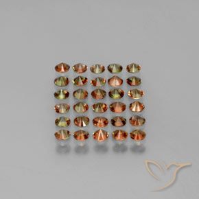 Andalusite Gemstones in 3.3 mm Size for Sale, Andalusite Stones in Multicolor Color