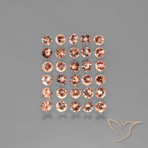 Multicolore Andalousite gemme - 0.1ct Diamant de coupe (ID: 382333)