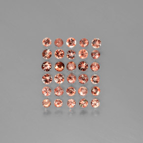 3.03 ctw Multicolor Andalusite Gemstones, Andalusite Gems in Diamond-Cut Shape for Sale.