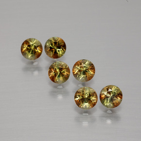 1.16 ct Multicolor Andalusite Gemstone, Andalusite Gem in Round Facet Shape for Sale.