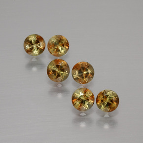 1.17 ctw Multicolor Andalusite Stones, Natural Andalusite in Round Facet Shape for Sale