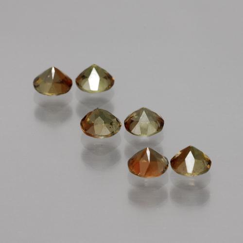 Andalusite Gemstones in 3.5 mm (calibrated) Size for Sale, Andalusite Stones in Multicolor Color