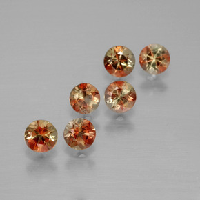 1.18 ct Multicolor Andalusite Gemstone, Andalusite Gem in Round Facet Shape for Sale.