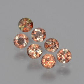 0.99 ct Multicolor Andalusite Gemstone, Andalusite Gem in Round Facet Shape for Sale.