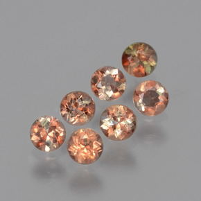 0.99 ct Multicolor Andalusite Stone, Natural Andalusite in Round Facet Shape for Sale