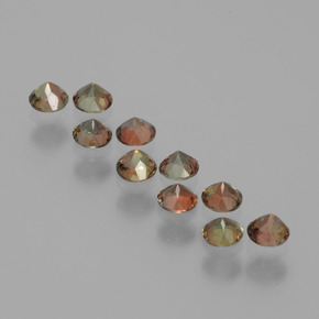 Andalusite Gemstone in 3 mm (calibrated) Size for Sale, Andalusite Stone in Multicolor Color