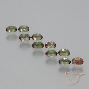 Andalusite Gemstones in 4 x 3 mm (calibrated) Size for Sale, Andalusite Stones in Multicolor Color