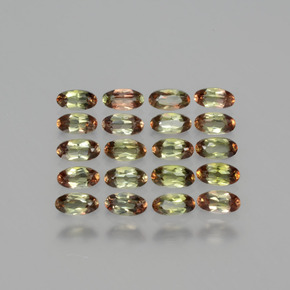 2.18 ct Multicolor Andalusite Gemstone, Andalusite Gem in Oval Facet Shape for Sale.