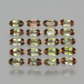 2.18 ct Multicolor Andalusite Stone, Natural Andalusite in Oval Facet Shape for Sale