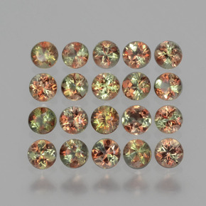 1.60 ct Multicolor Andalusite Stone, Natural Andalusite in Round Facet Shape for Sale