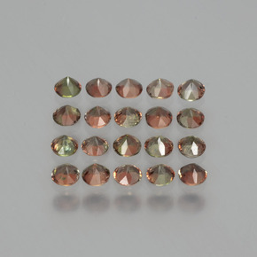 Andalusite Gemstone in 2.7 mm Size for Sale, Andalusite Stone in Multicolor Color