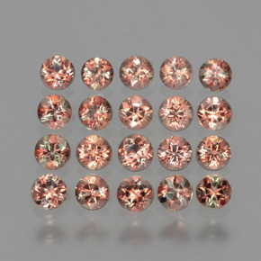 1.54 ctw Multicolor Andalusite Stones, Natural Andalusite in Round Facet Shape for Sale