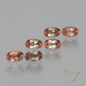1.76 ctw Multicolor Andalusite Stones, Natural Andalusite in Oval Facet Shape for Sale