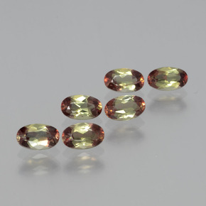 1.54 ctw Multicolor Andalusite Stones, Natural Andalusite in Oval Facet Shape for Sale