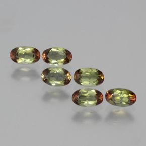 1.62 ct Multicolor Andalusite Gemstone, Andalusite Gem in Oval Facet Shape for Sale.