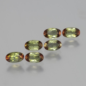 1.62 ct Multicolor Andalusite Stone, Natural Andalusite in Oval Facet Shape for Sale