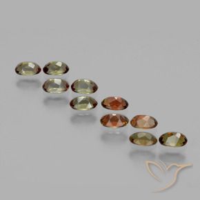 Andalusite Gemstones in 5 x 3 mm (calibrated) Size for Sale, Andalusite Stones in Multicolor Color