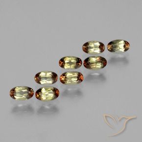2.21 ctw Multicolor Andalusite Stones, Natural Andalusite in Oval Facet Shape for Sale