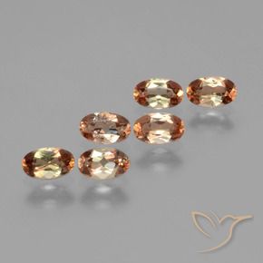 1.53 ctw Multicolor Andalusite Stones, Natural Andalusite in Oval Facet Shape for Sale