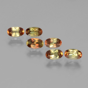 Mehrfarbig Andalusit Edelstein - 0.3ct Oval facettiert (ID: 390629)