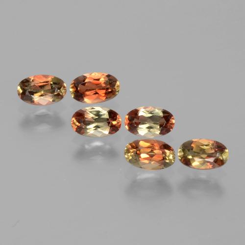 マルチカラー アンダルサイト 宝石 - 0.3ct オーバル ファセット (ID: 390660)