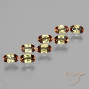 1.97 ctw Multicolor Andalusite Stones, Natural Andalusite in Oval Facet Shape for Sale
