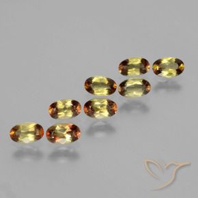 1.93 ctw Multicolor Andalusite Stones, Natural Andalusite in Oval Facet Shape for Sale