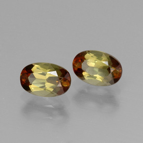 1.09 ct Multicolor Andalusite Stone, Natural Andalusite in Oval Facet Shape for Sale