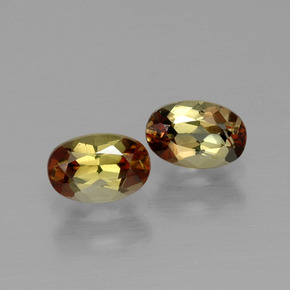 1.12 ct Multicolor Andalusite Gemstone, Andalusite Gem in Oval Facet Shape for Sale.