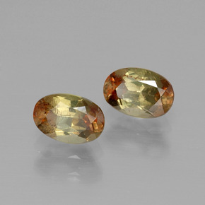 1.13 ct Multicolor Andalusite Stone, Natural Andalusite in Oval Facet Shape for Sale