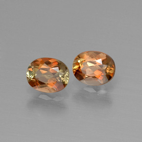 0.85 ct Multicolor Andalusite Stone, Natural Andalusite in Oval Facet Shape for Sale