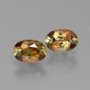 1.26 ct Multicolor Andalusite Gemstone, Andalusite Gem in Oval Facet Shape for Sale.