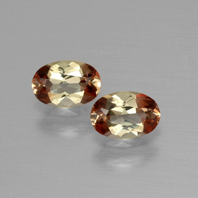 0.84 ct Multicolor Andalusite Gemstone, Andalusite Gem in Oval Facet Shape for Sale.