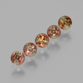 0.72 ct Multicolor Andalusite Stone, Natural Andalusite in Round Facet Shape for Sale