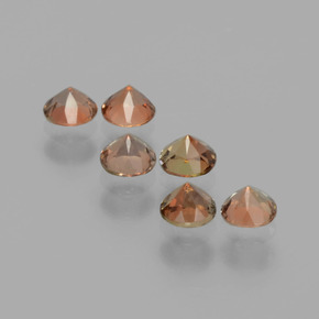 Andalusite Gemstones in 3.6 mm Size for Sale, Andalusite Stones in Multicolor Color