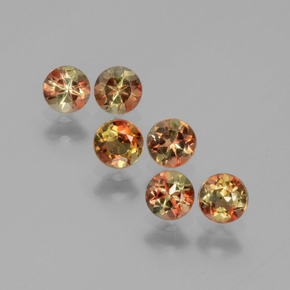 0.2ct Round Facet Multicolor Andalusite Gem for sale 0.2ct Round Facet Multicolor Andalusite Gem (ID: 390721)