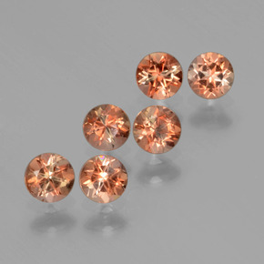 1.12 ct Multicolor Andalusite Stone, Natural Andalusite in Round Facet Shape for Sale
